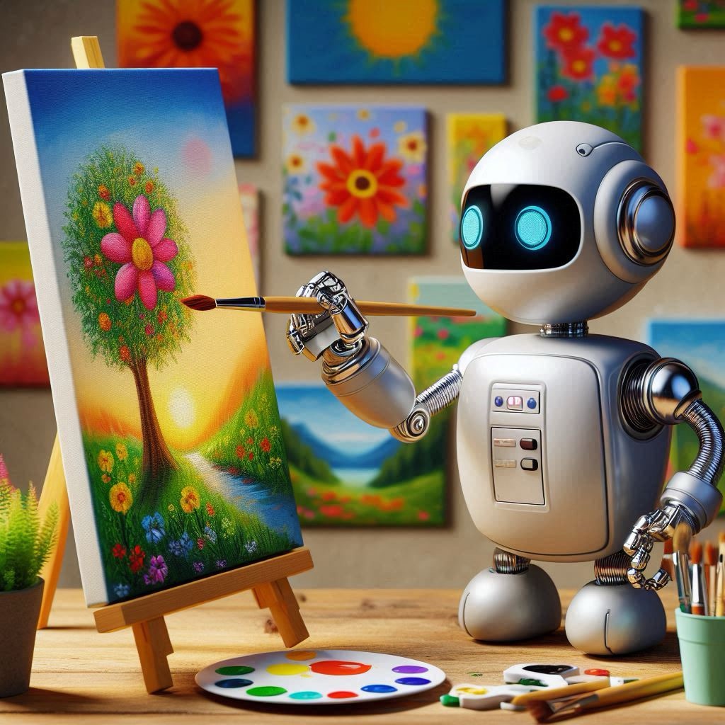 AI Robot Painting